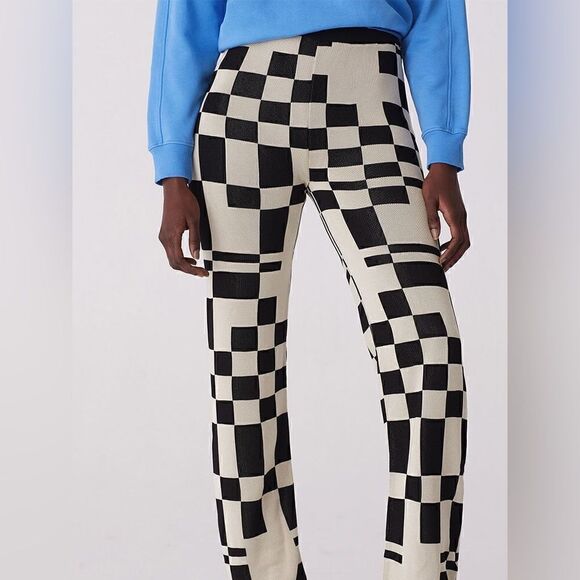 Paloma Wool Puerto Pant in Black Check - Picture 6 of 10